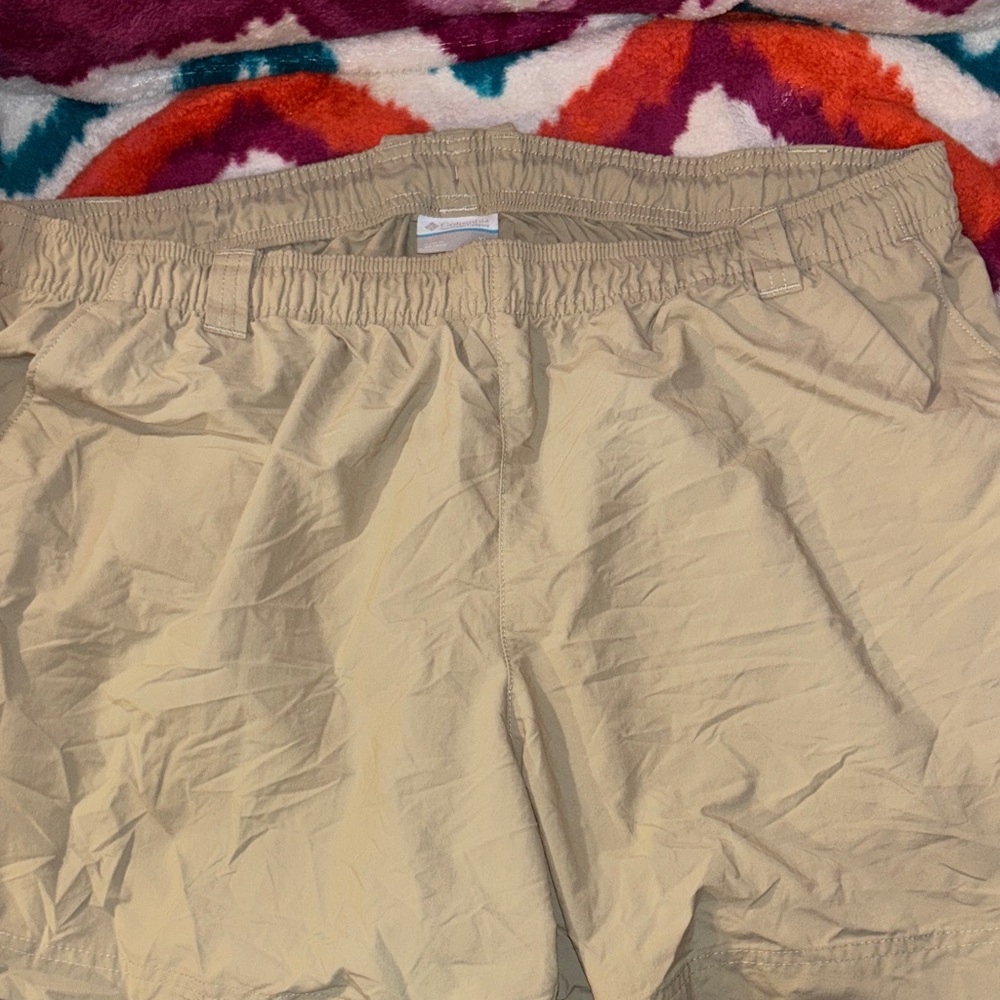 Columbia Women's Beige Flat Front Shorts